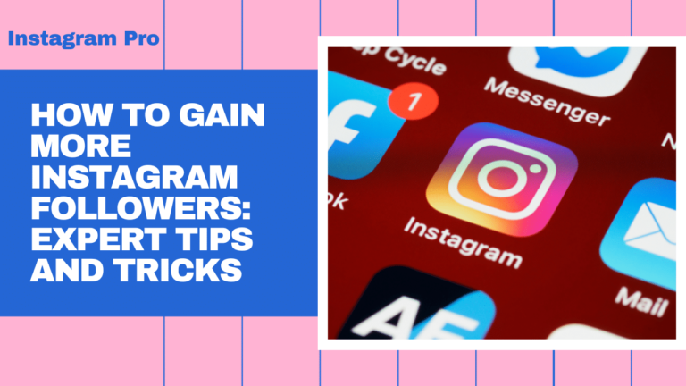 how to gain instagram followers